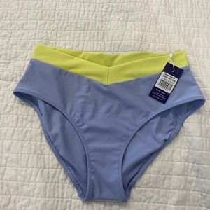 Pepper high waist bikini bottom. Size medium. Lavender. Never worn